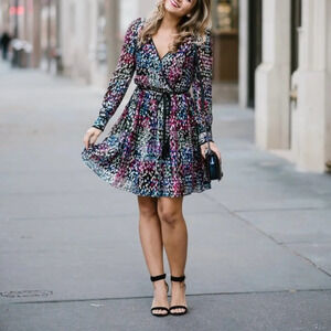 Kate Spade Metallic Multi Dot Mini Dress in Make Magic Size 6